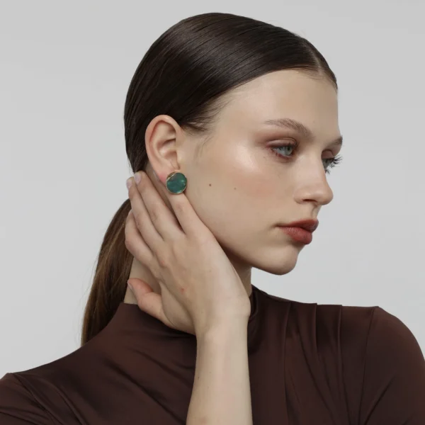 Kiss Button Earrings