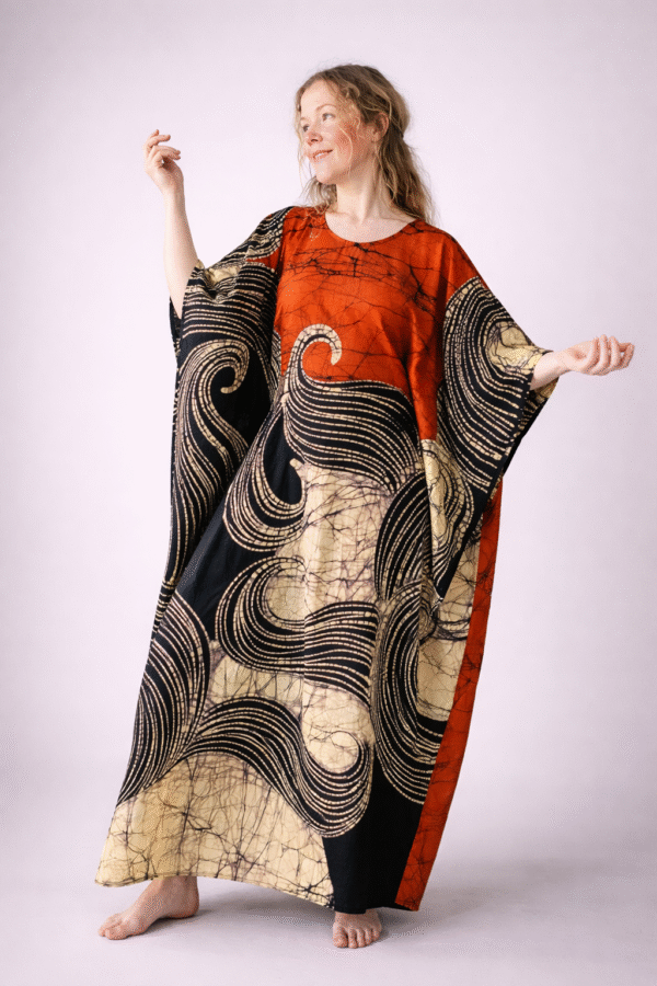 Dress Covered in Waves