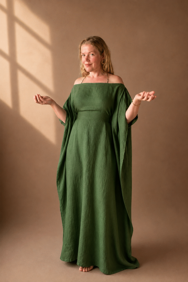 Green Linen Nymph / MADE TO ORDER