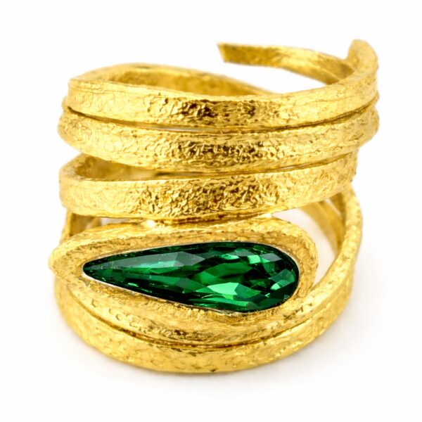 The Emerald Embrace Ring – Muse of Abundance