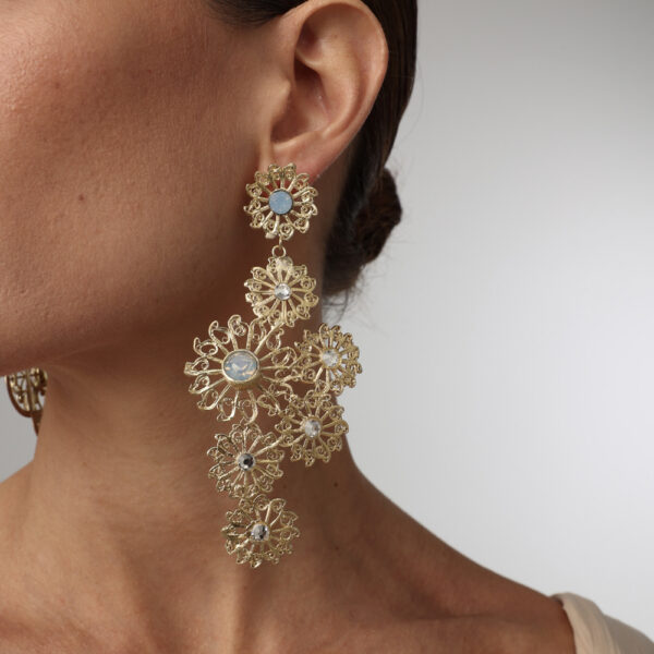 Crystal Garden Earrings – Muse of Radiance